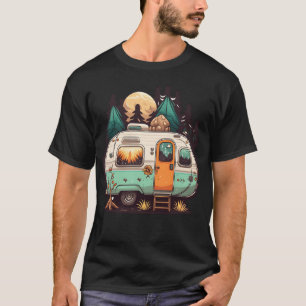 Vintage-Wohnwagen T-Shirt