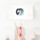 Vintage-Wolf-Heulender-Mond-Baum-Silhouette-Design Banner (Insitu)