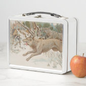 Vintage Wolf Metal Lunch Box (Beispiel)