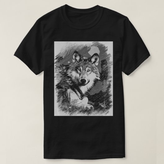 Vintage Wolf T-Shirt (Design vorne)