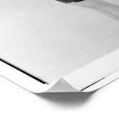 Vintage Woman Swimmer Poster (Ecke)