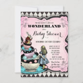 Vintage Wonderland Baby Shower Einladungen (Vorderseite)