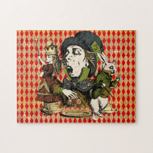 Vintage Wonderland Charaktere Puzzle