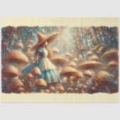 Vintage Wonderland Mushrooms Decoupage Seidenpapier (Vorderseite)