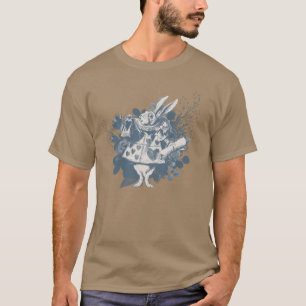 Vintage Wonderland Weißer Hase Herold T-Shirt