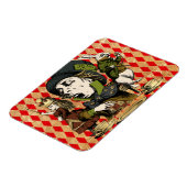 Vintage Wonderland-Zeichen - Flexible Magnet (Linke Seite)