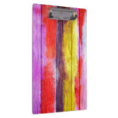 Vintage Wood Abstract Painting #9 Klemmbrett (Rechts)