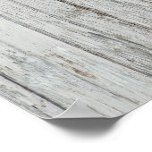 Vintage Wood Background Poster (Ecke)