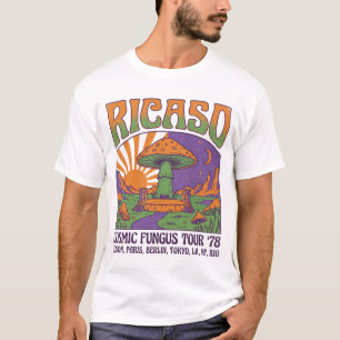 Vintage World Tour 1978 Ricaso Cosmic Fungus Tour T-Shirt