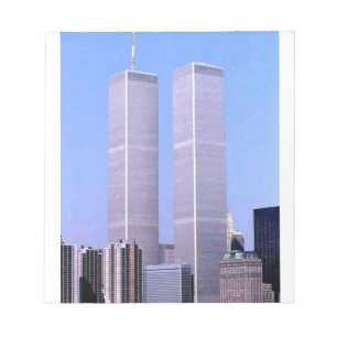 Vintage World Trade Center Zwillingstürme NYC Post Notizblock