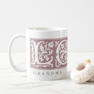 Vintage-Wortkunst Liebe Oma Kaffeetasse
