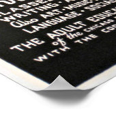 Vintage WPA-Nachbarschaftsklassen Lesen, Schreiben Poster (Ecke)