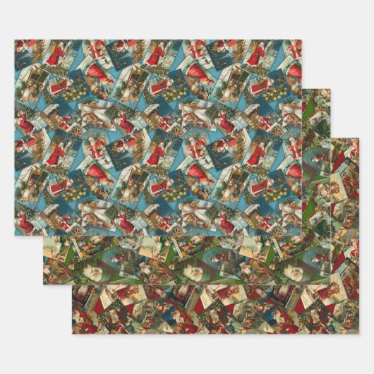 Vintage Wrapper Geschenkpapier Set (Set)