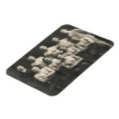 Vintage Wrestler Magnet (Linke Seite)