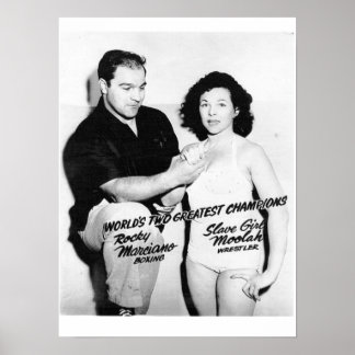 Vintage Wrestling-Poster-Serie Poster