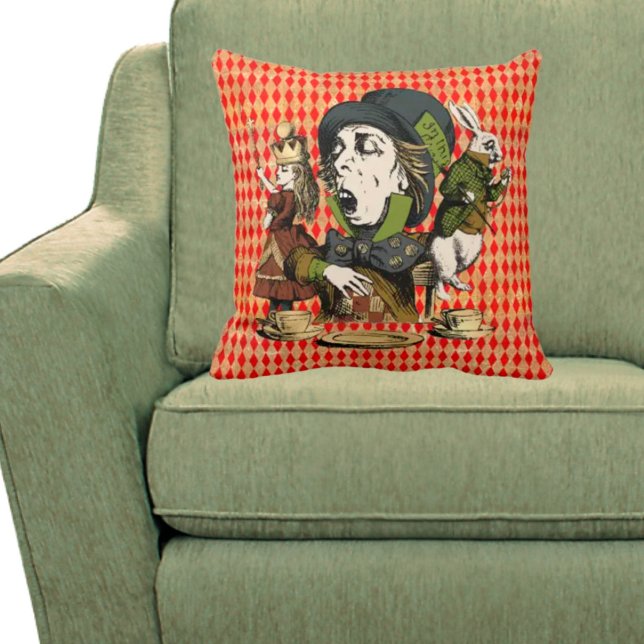 Vintage Wunderlandzeichen Kissen (Von Creator hochgeladen)