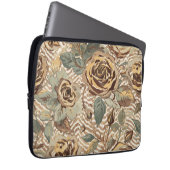 Vintage, wunderschöne Rosen mit Design Kunst Laptopschutzhülle (Vorne Rechts)