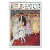 Vintage Wunsch-Hochzeits-Karte (Vorne)