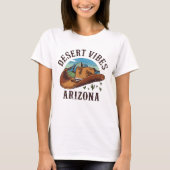 Vintage Wüste Vibes Arizona T-Shirt (Vorderseite)