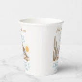 Vintage Wüste Wild West Western 1. Geburtstag Pappbecher (Rechts)