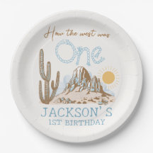 Vintage Wüste Wild West Western 1. Geburtstag