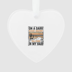 Vintage-Wüsten-Highway-Wind-Grafik-T-Shirt-Design Ornament
