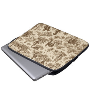 Vintage-Wüsten-Toile nahtloses Muster Laptopschutzhülle