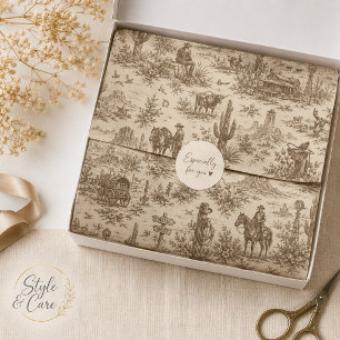 Vintage-Wüsten-Toile nahtloses Muster Seidenpapier