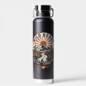 Vintage-Wüstenberg-Abenteuer-Abzeichen Trinkflasche (Rückseite)