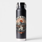 Vintage-Wüstenberg-Abenteuer-Abzeichen Trinkflasche (Vorne)