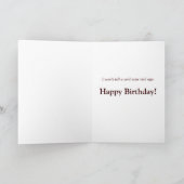 Vintage WW2 Geburtstagskarte Karte (Innenseite)