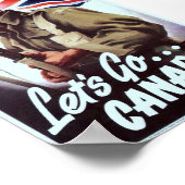 Vintage WW2-Propaganda Poster (Ecke)