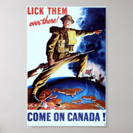 Vintage WW2-Propaganda Poster