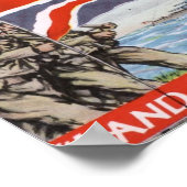 Vintage WW2-Propaganda Poster (Ecke)