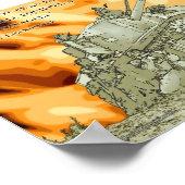 Vintage WW2-Propaganda Poster (Ecke)