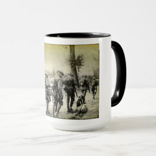 Vintage-WWI-Foto-Getränkebechermug Tasse