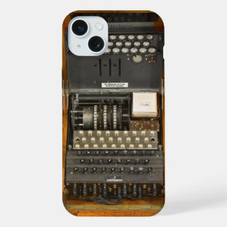 Vintage WWII deutsche Enigma iPhone 15 Plus Hülle