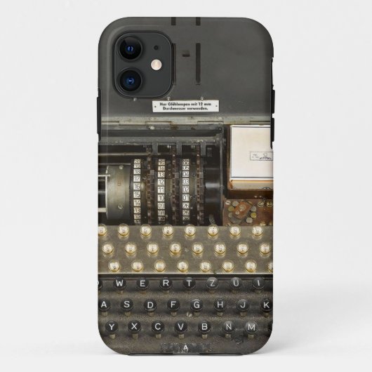 Vintage_WWII_Enigma Case-Mate iPhone Hülle (Rückseite)