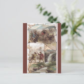 Vintage Wyoming Postkarte (Stehend Vorderseite)