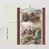 Vintage Wyoming Postkarte (Vorne/Hinten)