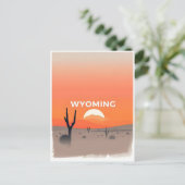 Vintage Wyoming Postkarte (Stehend Vorderseite)