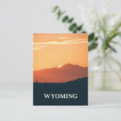 Vintage Wyoming Postkarte (Stehend Vorderseite)