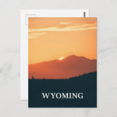 Vintage Wyoming Postkarte (Vorne/Hinten)