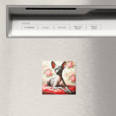 Vintage Xoloitzcuintle Illustration Magnet (In Situ (Geschirrspüler))