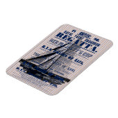 Vintage Yacht Regatta-Werbung Magnet (Linke Seite)