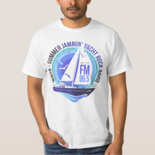 Vintage Yacht Rock Radio Musik Design T-Shirt