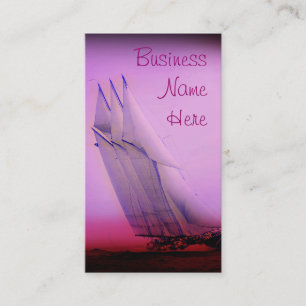 Vintage Yachtkarten Visitenkarte