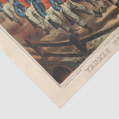 Vintage Yankee Volunteers Marching Dixie Decoupage Seidenpapier (Detail)