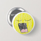 Vintage Yawning Button (Vorne & Hinten)