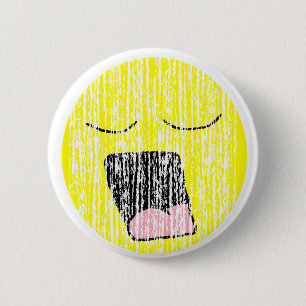 Vintage Yawning Button
